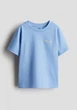 Футболка блакитна Paris H&M 134-140см (400010437) - зображення 1