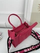 Сумка жіноча шопер малиновий Tote Bag шопер міні MDR - зображення 3