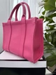 Сумка жіноча шопер малиновий Tote Bag великий - зображення 5