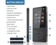 MP3 плеер Benjie M6 2.4" Bluetooth 5.3 Hi-Fi 32b с внешним динамиком металлисеский USB Type C - изображение 5