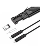 Набор 4в1 переходников адаптеров Borofone переходник USB Lightning MicroUSB с кабелем Type-C to Type-C в кейсе, 60W - изображение 7