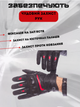 Мотоперчатки VROTE V005 (Кожа, размер 2XL, Черный-красный) - изображение 2