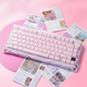 Клавіатура GRAVASTAR Mercury K1 Special Edition із комбінованим підключенням - Sakura Pink - зображення 7