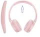 Накладки для навушників JBL Tune 600 T450 T450BT T500BT JR300BT E35 Рожеві - изображение 2