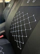 Авто чехлы для Volvo V50 2004-2012 Pok-ter экокожа с тканью черного цвета - изображение 6
