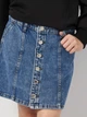 Детская джинсовая юбка для девочки Minoti 22skirt40 42722TEN 128-134 см Темно-синяя (5063025454574) - изображение 4