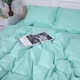 Наволочка с ушками MirSon Satin Stripe 30-0013 Azure 70x70 см (2200005252512) - изображение 1