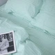 Наволочка с ушками MirSon Satin Stripe 30-0013 Azure 70x70 см (2200005252512) - изображение 2