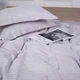 Наволочка с ушками MirSon Satin Stripe 30-0010 Light Gray 70x70 см (2200005251249) - изображение 6