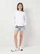 Детское худи для девочки Smile Time Oversize Short SX29-13-2-1.2.3 134 см Белое (st_2000000222004) - изображение 3