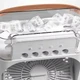Міні-кондиціонер RIAS Air Cooler Fan з зволожувачем повітря та підсвічуванням 600ml 10W USB White (3_06229) - зображення 4