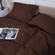 Наволочка MirSon Satin Stripe 30-0006 Dark Brown 70х70 см (2200005249567) - изображение 3