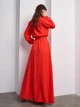 Платье-рубашка длинное осеннее женское ISSA PLUS 15008 2XL Красное (issa2007682671939) - изображение 2
