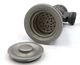 Сифон для кухонної мийки з переливом Lidz LK16 Bruch PVD Grey (Випуск 115, вихід гофри 40/50) - изображение 5