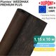 Геотекстиль для боротьби з бур'янами Plantex Premium Plus 1,15х10 м, 11,5 м2, 125 г/м2, коричневий - зображення 1