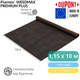 Геотекстиль для боротьби з бур'янами Plantex Premium Plus 1,15х10 м, 11,5 м2, 125 г/м2, коричневий - зображення 2