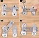 Дверной замок - защелка Door Lock задвижка / засов из нержавеющей стали для развижных дверей / ворот / шкафа + винты, серебристый (101758999) - изображение 6