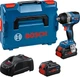 Акумуляторний ударний гайковерт Bosch Professional GDS 18V-750 C, кейс L-BOXX 136, 2 акб ProCore 8,0 Ah, з/п GAL1880 CV (06019L9002) - зображення 1