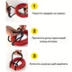 Подвесной держатель для шланга / шнуров Ceinture ремень для хранения шланга с ручкой, 60 см, черный "G" (103119022) - изображение 8