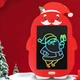 Детский электронный LCD планшет "Санта" со стилусом и защитой от истирания Joy Toy Kids Pad, графический планшет для рисования диагональю 8.5" Красный PKJ-85-Red - изображение 7