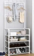 Підлогова вішалка для одягу та взуття - New simple floor clothes rack - изображение 2