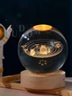 Ночник хрустальный шар солнечная система светильник круглый на подставке, 6 см - изображение 9