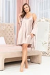 Сорочка із сатину S03198 beige Effetto M beige (6000006267692) - зображення 4