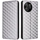 Чохол Deexe Rhombus Book для Blackview Shark 8 / Oscal Tiger 12 - Silver - зображення 1