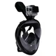 Маска для підводного плавання дайвінгу Tribord Easybreath Black Водолазна маска з кріпленням для камери - изображение 4