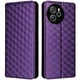 Чохол Deexe Rhombus Book для Blackview Shark 8 / Oscal Tiger 12 - Purple - зображення 1
