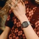 Наручные часы Casio A-1000MA-7E Серебристый\Белый экран - изображение 4