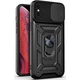 Протиударний броньований чохол із захистом камери для iPhone XS Max Armor Case Keysion black - зображення 1
