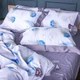 Наволочка с ушками MirSon Satin print Elit Azure Jay 50х70 см (2200005394342) - изображение 1