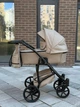 Дитяча коляска Baby Pram Amber 2в1 у еко-шкірі Cappuccino - зображення 2