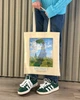 Екошопер BookOpt BK4087 MONET Жінка з парасолькою, бежевий - изображение 4