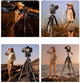 Штатив Rtako VT-990S Hexagonal Photography Tripod Carbon 1.9 м Black (6942063201724) - зображення 7