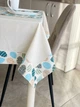 Скатерть водоотталкивающая с бортиком Delux Textil Голубые яички 140 х 110 см 367929 (368175) - изображение 3