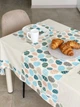 Скатерть водоотталкивающая с бортиком Delux Textil Голубые яички 140 х 110 см 367929 (368175) - изображение 4