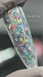 Гель для дизайну нігтів Saga Galaxy Glitter Gel №04 8 мл - зображення 2