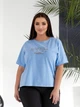 Жіночий літній костюм брюки і футболка Uaclothes 50-52 Блакитний (like32223-124251358) - зображення 4