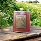 Фляга TD18 України в шкірі 18oz/532мл з нержавіючої сталі - зображення 1