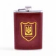 Фляга Hip Flask Ukraine в коже 9oz/266 мл из нержавеющей стали - изображение 2