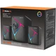 Компьютерная акустика REAL-EL M-320, 2.1, 11 Вт, питание от USB, RGB подсветка, черная - изображение 7