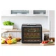 Дегидратор Sencor SFD6601BK: сушка продуктов на 12 поддонах (33 см x 30 см), встроенный вентилятор, мощность 500 Вт. - изображение 10