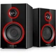 Акустическая система REAL-EL S-410 2.0, 12 Вт, Bluetooth+mini-jack 3.5 мм, черная (EL121200016) - изображение 2