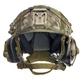 Комплект: тактический шлем Sestan-Busch Helmet BK-ACH-HC, наушники Earmor М32, усиленные крепления типа «чебурашка», кавер, цвет койот L - изображение 3