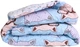 Одеяло MirSon Летнее Евро 200x220 см EcoSilk №2807 Color Fun Line Whales (2200006684411) - изображение 1
