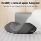 Массажная подушка PILLOW LY-344 для шеи 3 режима ортопедическая Grey - изображение 8