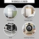Антивибрационные подставки прозрачные для стиральной машины Refrigerator floor mat - изображение 3