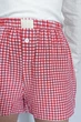 Летние шорты женские в клетку Rebel Shorts 3XL Apmi красный - изображение 3